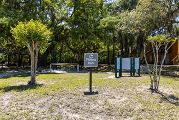 Outdoor fitness area